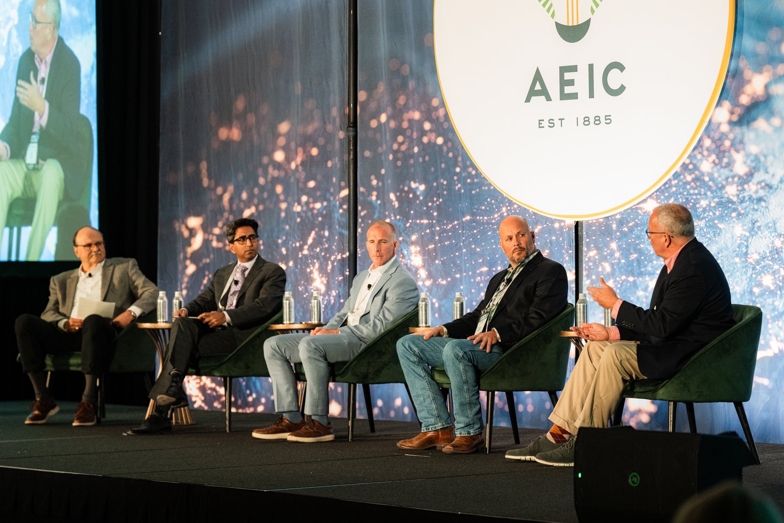 AEIC members on a general-session panel