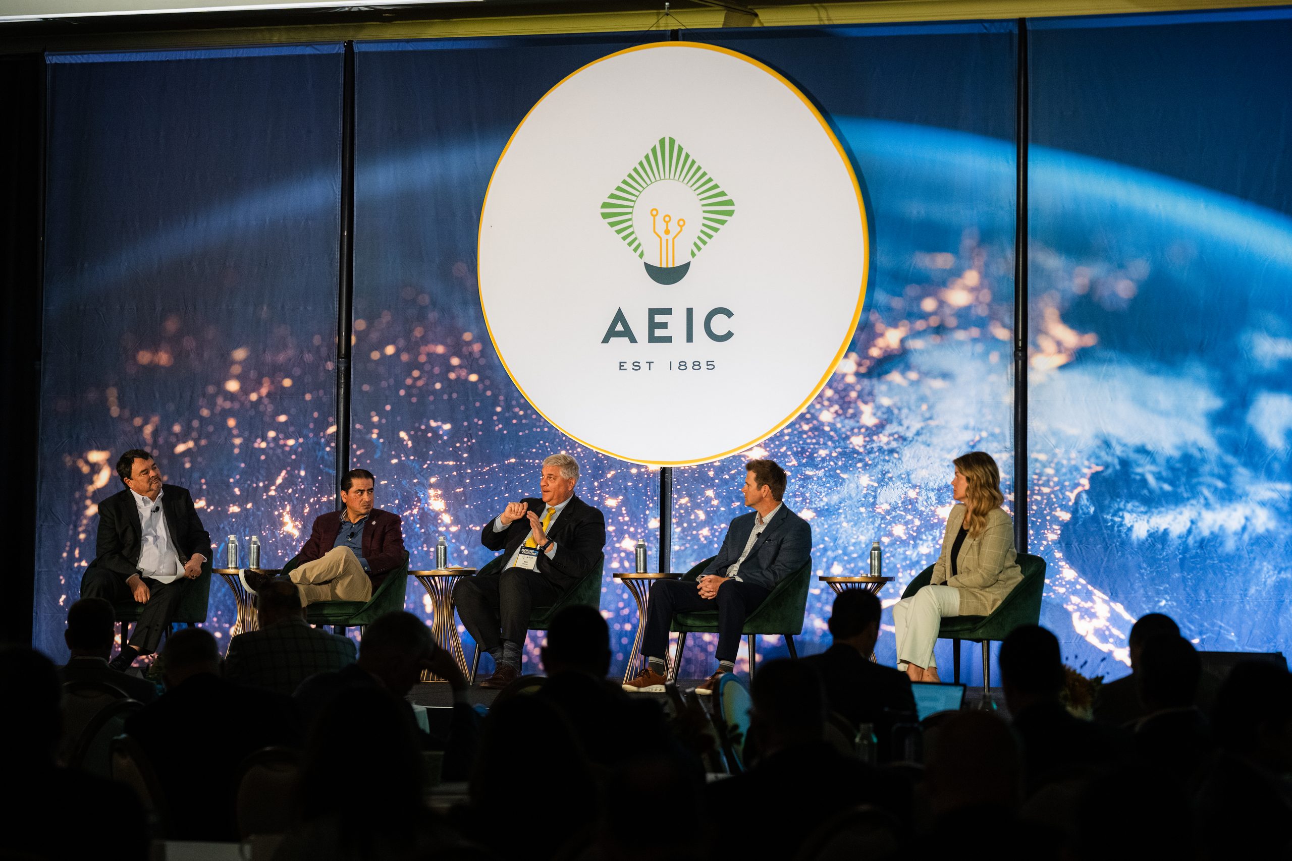 AEIC Annual Meeting panel on stage
