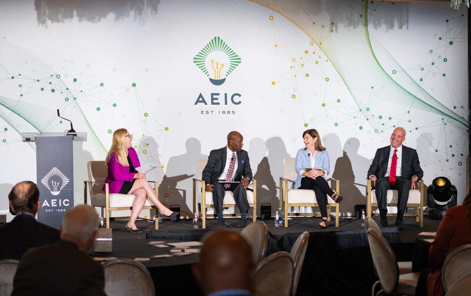 AEIC members on a panel